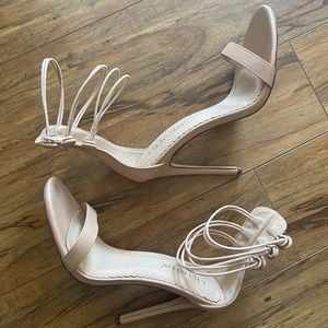 Strappy Nude Heels